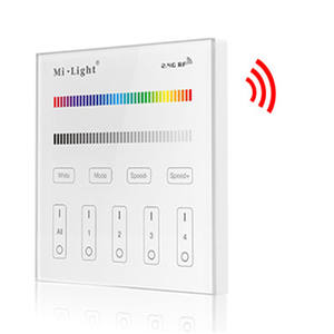 <span class=keywords><strong>MI</strong></span>-<span class=keywords><strong>LIGHT</strong></span> <span class=keywords><strong>T3</strong></span> pour RVB RGBW a mené la bande 4zone RF Panneau Télécommande Sans Fil miboxer led contrôleur de contrôle d'éclairage à la maison - Product Image 5