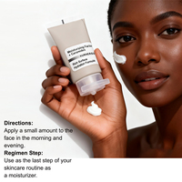 Crème hydratante à la céramide HA, marque privée OEM, réparation de la barrière cutanée, apaisement des rougeurs, crème nourrissante douce pour le visage, formule personnalisée
