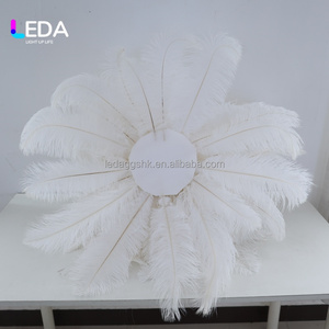 ลูกบอลขนนกสีขาวแบบกำหนดเองของ LEDA ลูกบอลตกแต่งขนนกแท้สำหรับงานแต่งงาน ของตกแต่งงานเฉลิมฉลองสำหรับงานอีเว้นท์ - Product Image 3
