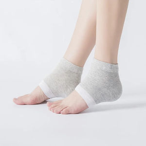 Calcetines de gel de malla para talón, tejidos, antideslizantes, anti-agrietamiento, herramienta para el cuidado de los pies, transpirables, absorbentes del sudor, medias cómodas con gel para el talón - Product Image 1