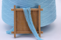 Fil mélangé anti-boulochage 72% Viscose 28% PBT Forme du noyau à haute torsion-Reste et doux