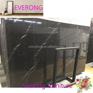 Home Decorative Indoor Floor <strong>China</strong> Cheap Nero <strong>Marquina</strong> Customized <strong>Black</strong> Marble Tile Sale - Product Image 6