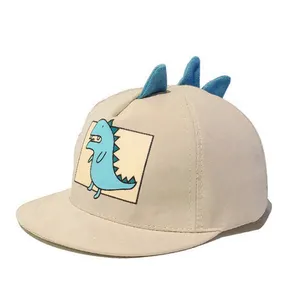 Children's hat spring and autumn cartoon boy girl flat along hip hop baby baseball cap snapback hat