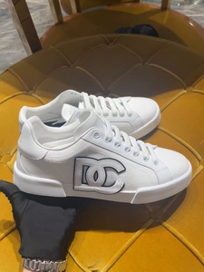 Chaussures en toile décontractées de haute qualité, tendance graffiti, chaussures de luxe pour hommes et femmes, baskets en cuir véritable dolceabban D - Product Image 3