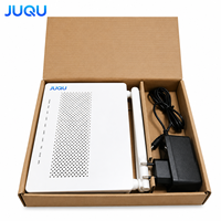 Peralatan Fiber Optik GPON ONU HG8546M Bekas 4-Port WiFi RJ45 SC 12V DC Terminal Jaringan Optik untuk ISP Broadband Rumah