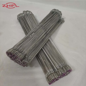 0.45mm 0.6mm 0.9mm Stainless Steel Heald Wire / 330mm Metal Heald Wire for <b>Loom</b> <b>Weaving</b> & Knitting Machinery / Longteng Brand - Product Image 2
