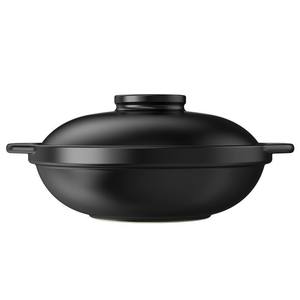 Cocotte en céramique avec couvercle, compatible avec les cuisinières à gaz, résistante aux hautes températures, pour la cuisson domestique - Product Image 2