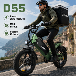 Bicicleta Eléctrica de Carga D55, 48V55Ah 750W, Neumático Grueso de 20 Pulgadas, E-MTB, 240 km de Autonomía, Bicicleta Eléctrica Todoterreno OEM, Venta al Por Mayor - Product Image 1