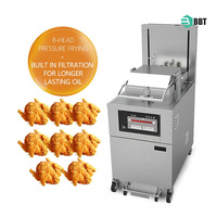 Henny Penny Friteuse à pression Broasted Poulet Kfc Machine à frire pour restaurants Usage domestique Magasins d'alimentation Hôtels au détail