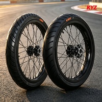 Kit complet de roues avant 17 x 2.15 et arrière 17 x 3.0, jantes CNC anodisées 100 80 17 130 70 17, amélioration Supermoto pour Surron Light Bee 2