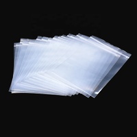 Sacs en plastique refermables avec fermeture à glissière, sacs en plastique transparent PE, sacs d'emballage auto-scellants pour les noix, sacs d'emballage alimentaire