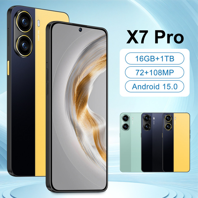 All New X7 Pro 6.56 Inch HD Screen LED CDMA Interface 4G Global Android Smartphone