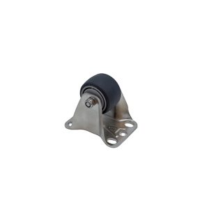 WEK 2 Zoll TPR Spritzgegossene Leichte Plattenrollen, Schwenk- und Festrollen für Ausstellungsregale und Kleine Wagen - Product Image 1