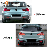 Kit de conversion de pare-chocs arrière Tim Car Tuning Série 1 F20 F21 (2015-2018) en style M Sport MP pour pare-chocs arrière F20 MP avec diffuseur