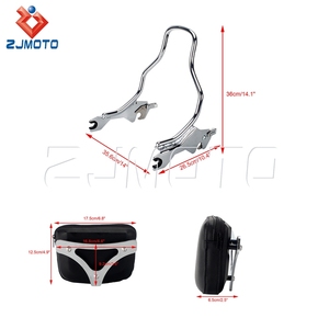 Respaldo de altura estándar para motocicleta Harley <span class=keywords><strong>FXFB</strong></span> 114 FXFBS 2018-2021, almohadilla de cojín trasero de cuero PU para auto - Product Image 5
