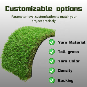 Tapis d'herbe artificielle réaliste de qualité supérieure, ignifuge, 20 mm, pour aménagement paysager intérieur/extérieur, jardin, patio - Durable, écologique, synthétique - Product Image 3