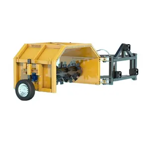 Commerical Best Self Propelled Spiral Compost Mixing Machine