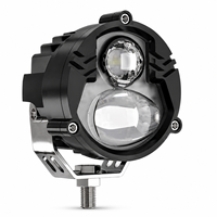 Phare antibrouillard LED pour moto, projecteur en aluminium, feux de conduite antibrouillard, phare de SUV