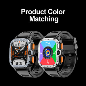 Montre connectée Android 4G PGD, écran carré, suivi du sommeil, IP67, RAM 2 Go, ROM 16 Go, carte SIM, double caméra, WiFi, GPS, étanche - Product Image 3