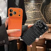 Nouvelle coque de luxe à motif crocodile pour iPhone 18 Pro Max 17 Air 18 17 16 15 14 13 avec protection d'appareil photo