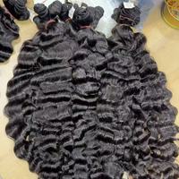 Cabello Virgen Rizado Caribeño SDD, Cabello Virgen Malayo, Cabello Virgen de Donante, Paquetes de Cabello Virgen para Crochet, Cabello Virgen Indio, Cabello Virgen a Granel SDD