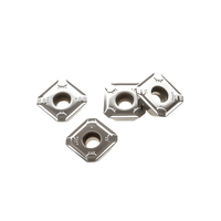 R245-12T3M-PM OEM Inserto de fresado de carburo sólido de aluminio y carburo de tungsteno con recubrimiento PVD para mecanizado CNC de alto rendimiento