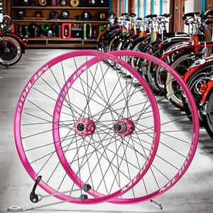 SeeMore 26 pouces vtt en alliage d'aluminium roues de vélo pneu ensemble de roues pièces de vélo essieu boulonné VTT roues - Product Image 1