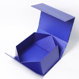 Boîte d'emballage en carton rigide recyclable sur mesure, boîte cadeau magnétique pliable de luxe avec couvercle magnétique - Product Image 6