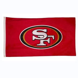 <span class=keywords><strong>Bandiera</strong></span> del casco di alta qualità 49ers 3 x5ft San Francisco Banner per gli appassionati di sport Garage sala interna esterna uomo decorazione della parete della caverna - Product Image 2
