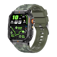 Montre connectée homme YK12 tendance 2026, écran carré HD IPS, suivi du sommeil magnétique, lampe de poche, fréquence cardiaque, IP67, rappel d'appel