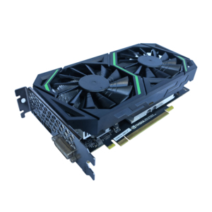 การ์ดจอเกมมิ่ง New Factory RTX 2060 6GB GDDR6 PCI Express พร้อมพัดลมระบายความร้อนคู่สำหรับคอมพิวเตอร์ตั้งโต๊ะ - Product Image 2