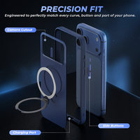 AUREXIONICS 360 °   Étui magnétique rotatif pour iPhone 17 Pro