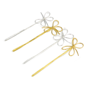 Quà Tặng kim loại sáng bóng bằng vàng và bạc-Đóng gói và trang trí có thể tùy chỉnh với các vòng đàn hồi ở nhiều kích cỡ - Product Image 2