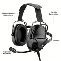 Auriculares Inalámbricos BT 5.5 para Monitores de Carreras, Auriculares con Cancelación Activa de Ruido y Micrófono para Casco de Carreras, Reducción de Ruido ENC para Llamadas