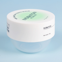 Frasco de plástico para crema y sal de baño, recipiente exfoliante de azúcar, gran oferta, diseño de loción de 130g