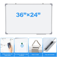 Pizarra Magnética de Doble Cara con Marco de Aluminio, Personalizable, para Aula, Venta al Por Mayor de Fábrica
