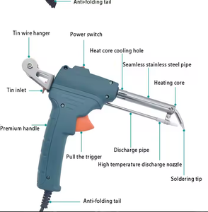 60W điện cầm tay mapp ngọn đuốc Súng hàn súng lục kẹp nhiệt bên ngoài giao hàng hàn sắt Mẹo nhắm mục tiêu cho công việc mục tiêu - Product Image 3