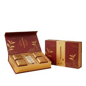 Caja de Regalo Personalizada Estilo Libro Jin Jun Mei con Tapa Magnética, Impresión en Lámina Dorada, Directo de Fábrica, Muestreo Rápido - Product Image 1