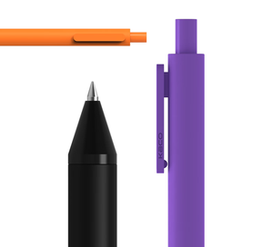 Stylo bille en plastique Kaco Pure Pastel, plusieurs couleurs assorties, style macaron, encre gel 0,5 mm, pour école, publicité, promotion, événement, cadeau. - Product Image 2