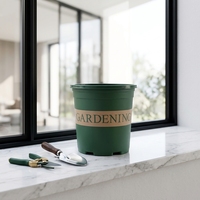 Pots de fleurs pour plantes d'intérieur, pots de culture, avec trou de drainage, décoration de jardin à domicile, pots durables, légers et biodégradables