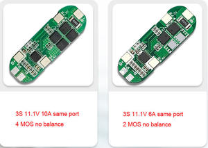 BMS 3S 6A 10A 11.1V 12V 12.6V 18650 リチウム電池保護基板 PCB PCM - Product Image 5