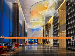 磁気バリア2025,壁マウント格納式ベルトバリア10m壁取り付けプラスチック製 - Product Image 4