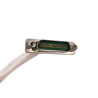 Connecteur de prise électrique rectangulaire micro Huadespace J30J-25ZKP série J30J, 25 broches, nickelé argenté, industriel