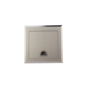 Caja de Conexión a Piso de Acero Inoxidable Impermeable IP66 con Módulos de Alimentación Dobles Empotrados - Product Image 2