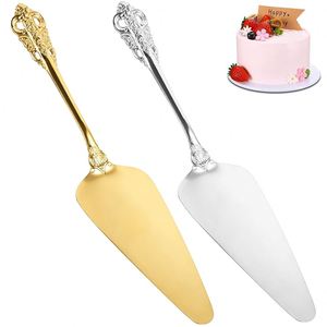 Spatule à gâteau de luxe rétro en acier inoxydable, spatule de service, spatule à pizza pour mariages, anniversaires, restaurants, outils à gâteau - Product Image 1