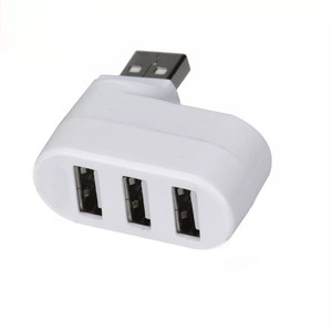 USB 2.0 Hub 3 Port Splitter Extension <b>Adapter</b> For Computer Laptop Desktop - Product Image 2