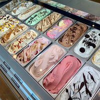 Vitrine Réfrigérée Kolice à Double Température Réglable pour Crèmes Glacées et Gelatos, 1 Porte, Offre Spéciale