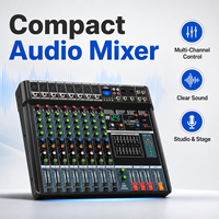 Console de mixage audio numérique professionnelle EV8-USB 8 canaux avec effets Bluetooth USB pour studio, scène, DJ en direct