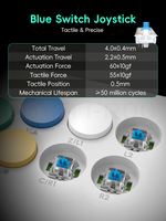 Control de Juego Data Frog Y5A para Win, IOS, Android, TV Box, Joystick Arcade Street Fighter, Gamepad para Juegos de Lucha