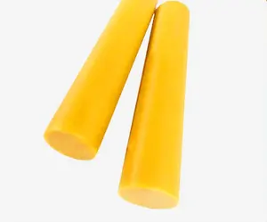 Tige en plastique d'ingénierie antidérapante de haute qualité solide pas toxique et odeur tige en PEHD noir/blanc jaune